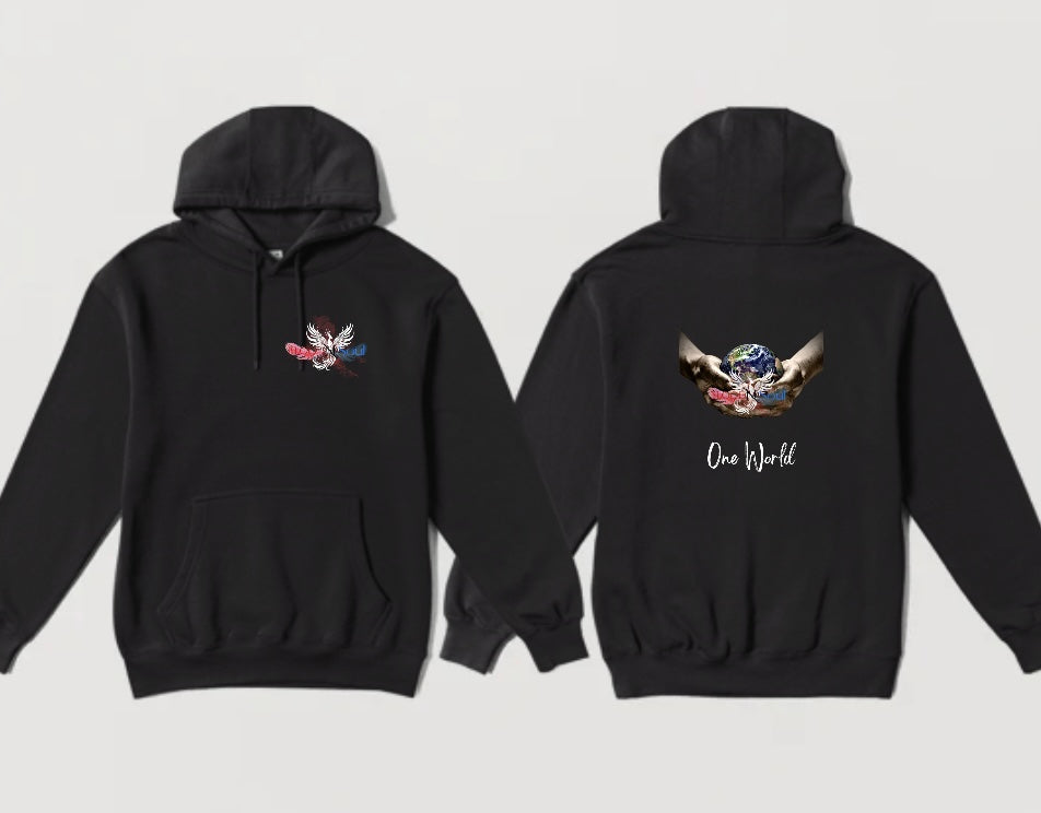 Blood and soul One World hoodie