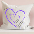 Heart cushion deigns