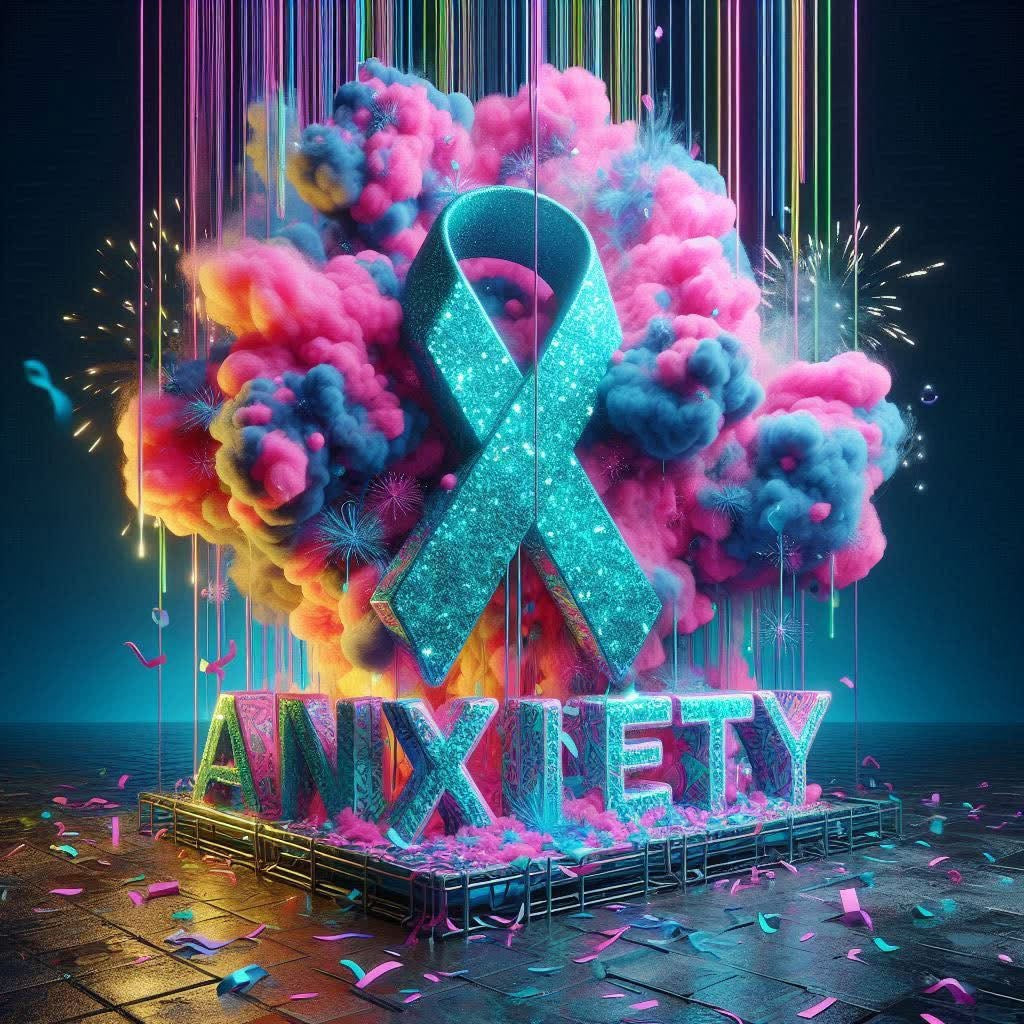 Blue ribbon Anxiety