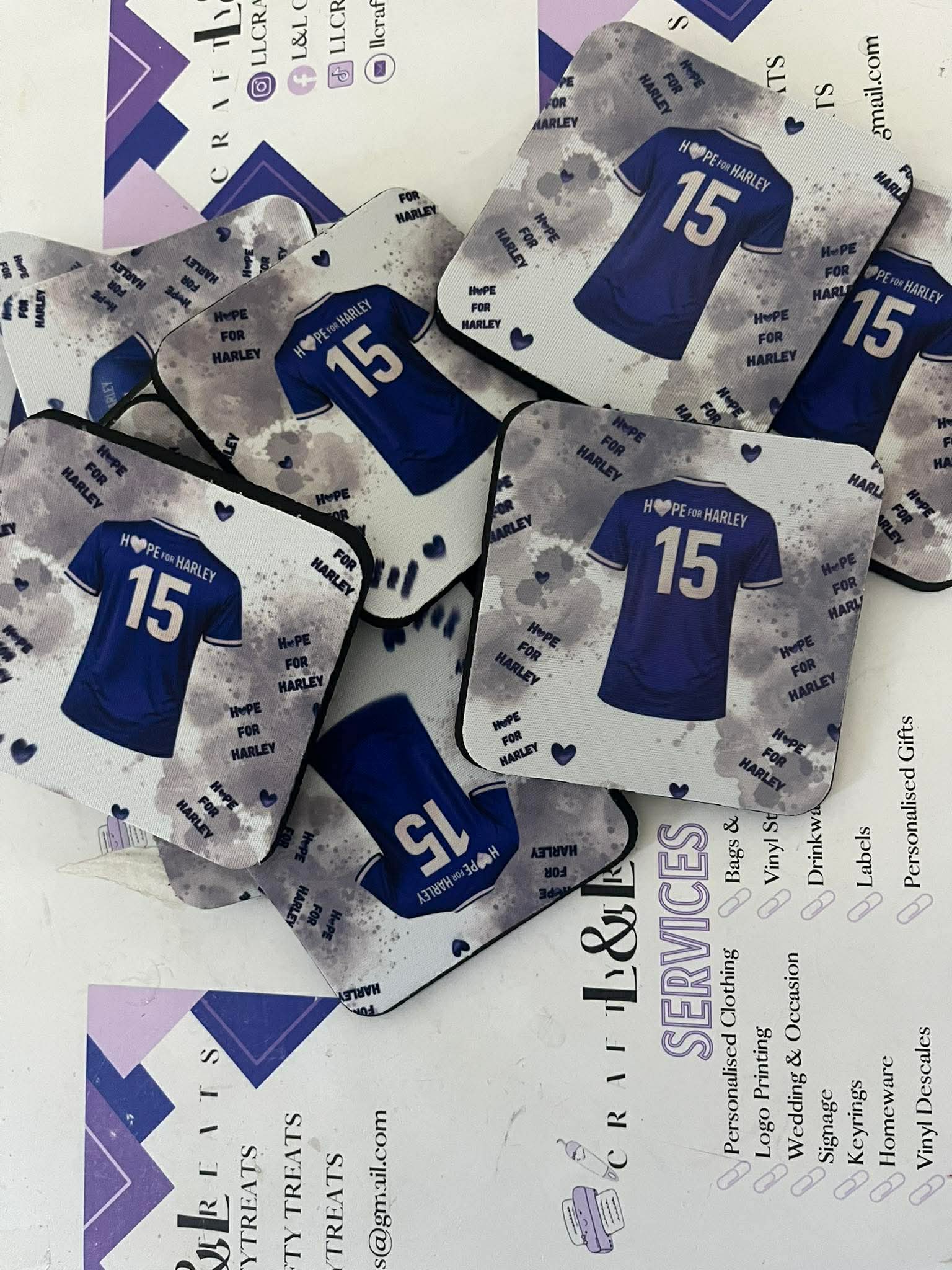 Hope for Harley coasters