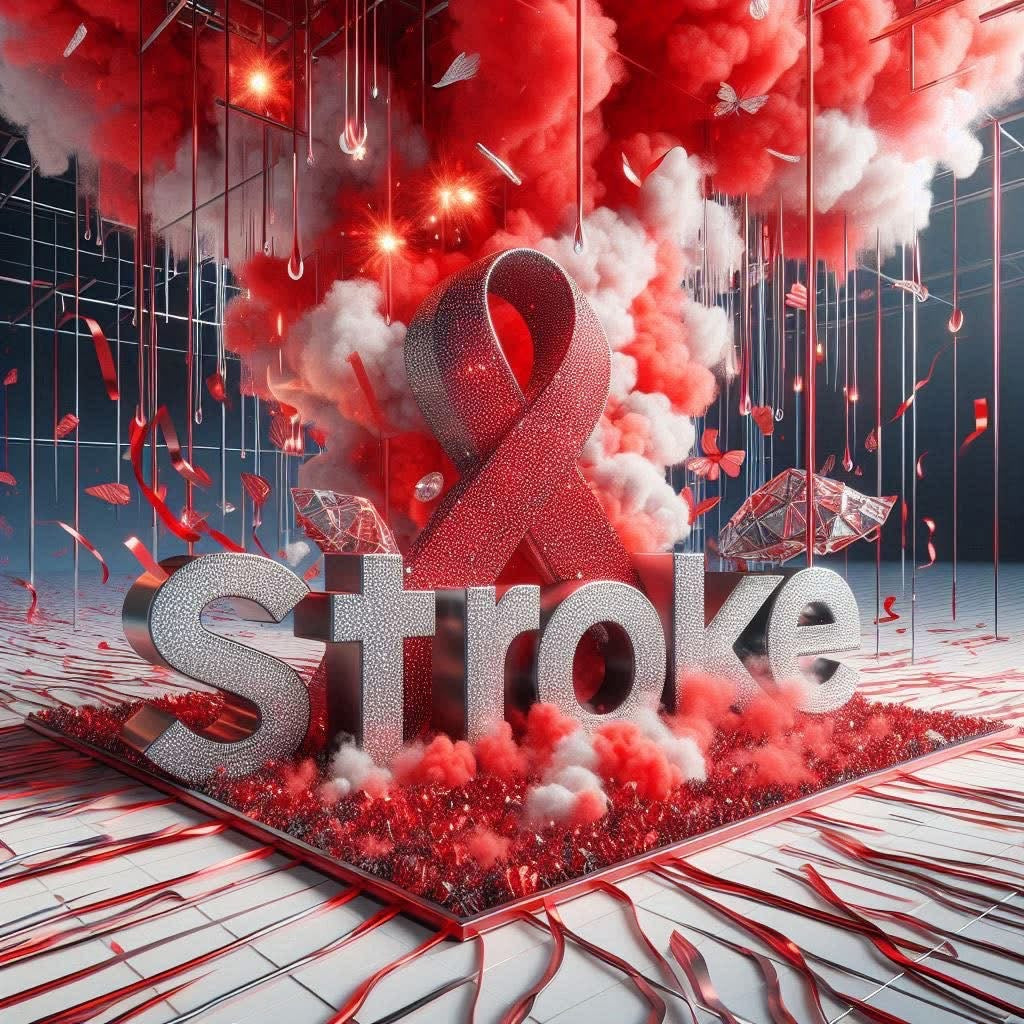 Red ribbon Stroke