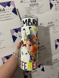 Giraffe autism tumbler