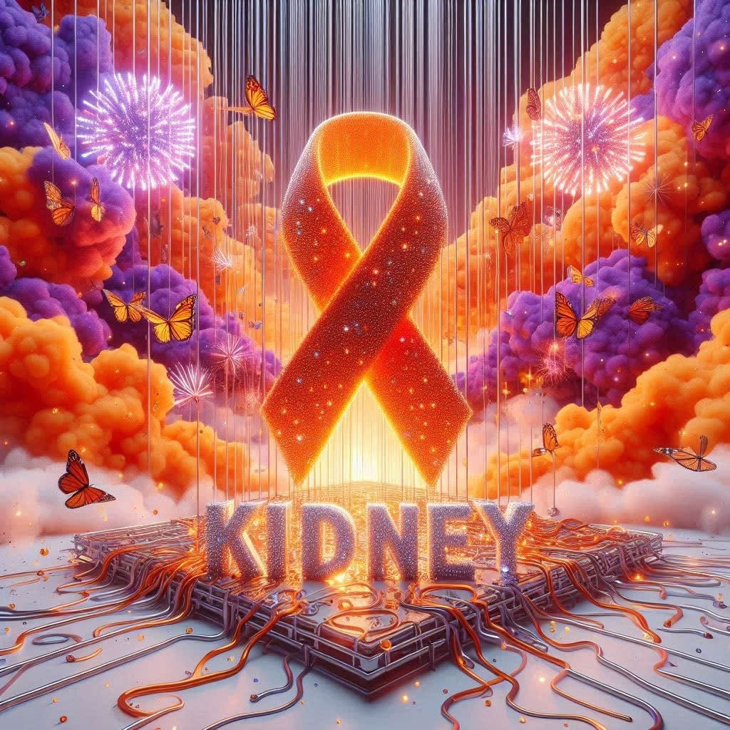 Orange ribbon Kidney