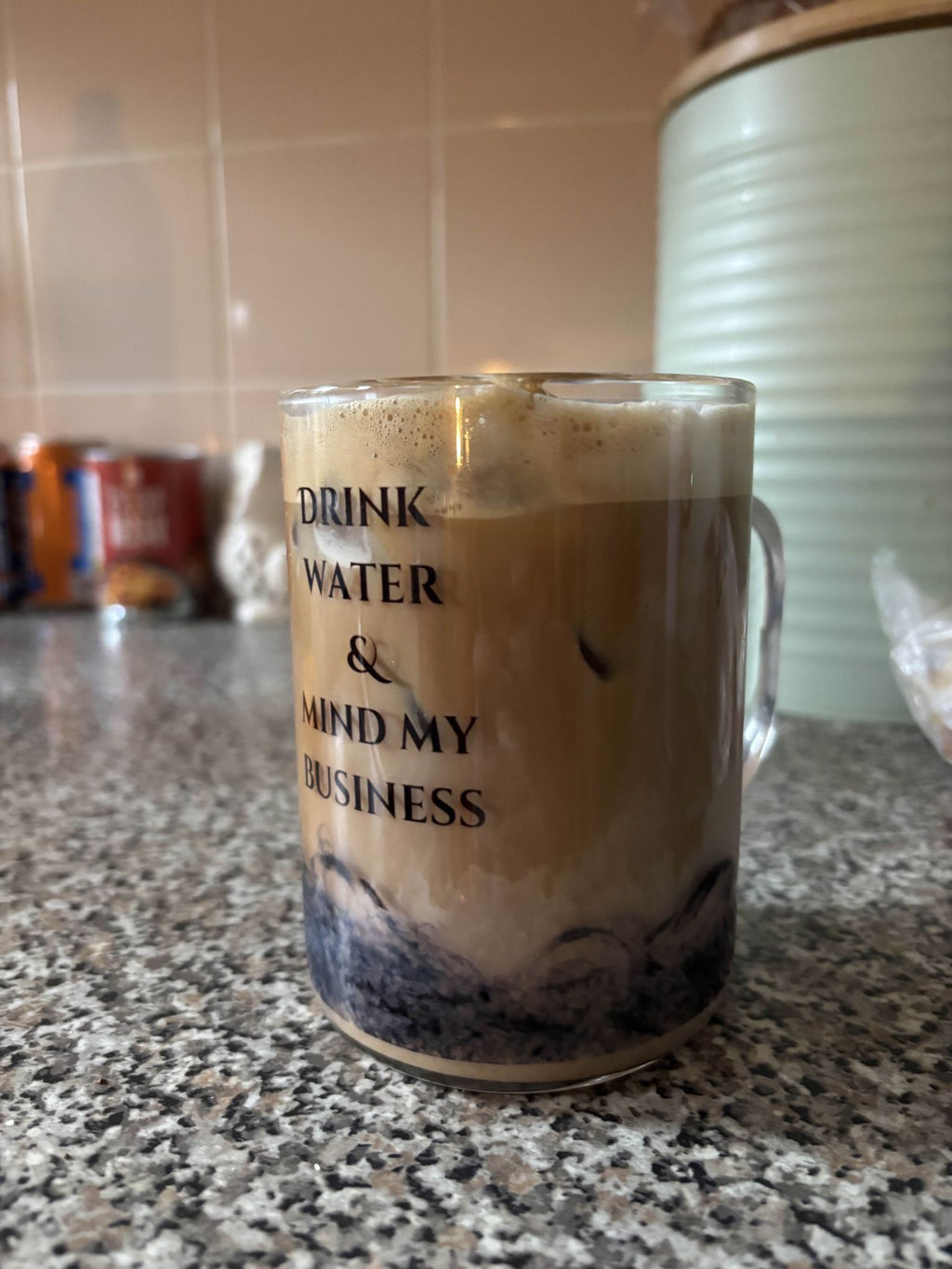 Rue Glass mug