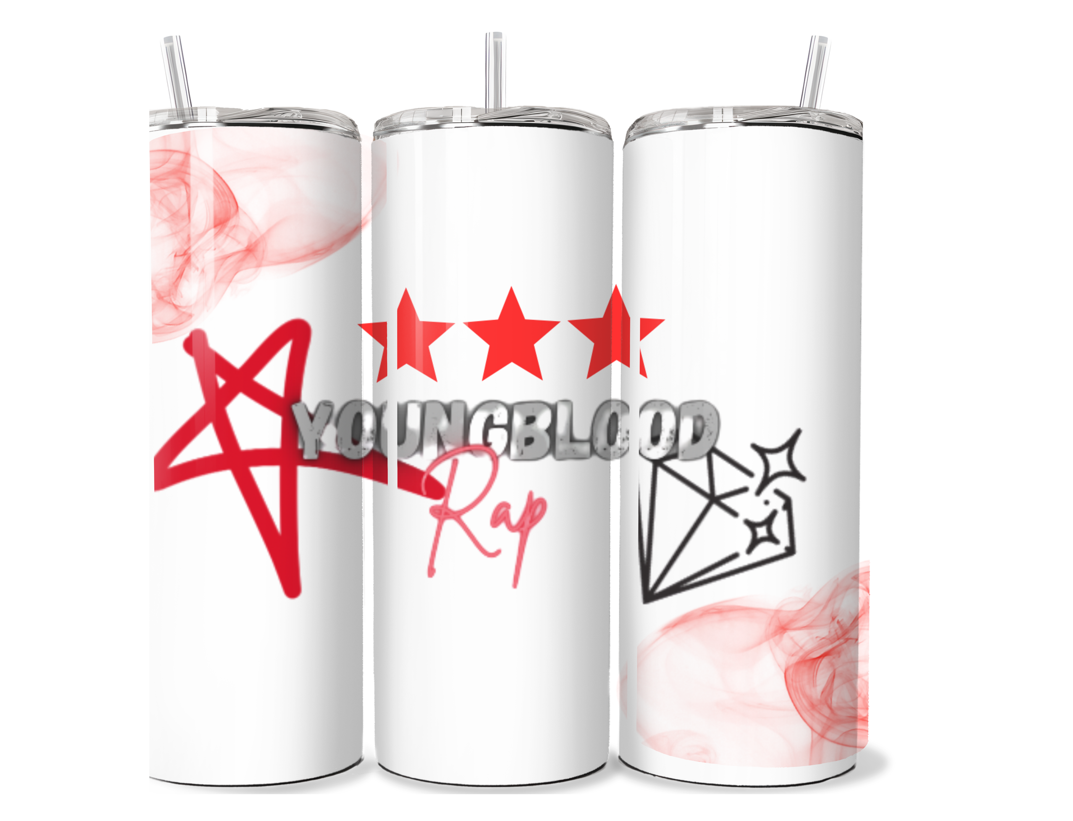 Young Blood rap logo Tumbler