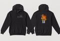 IAMSOUL orange smoke hoodie Adults