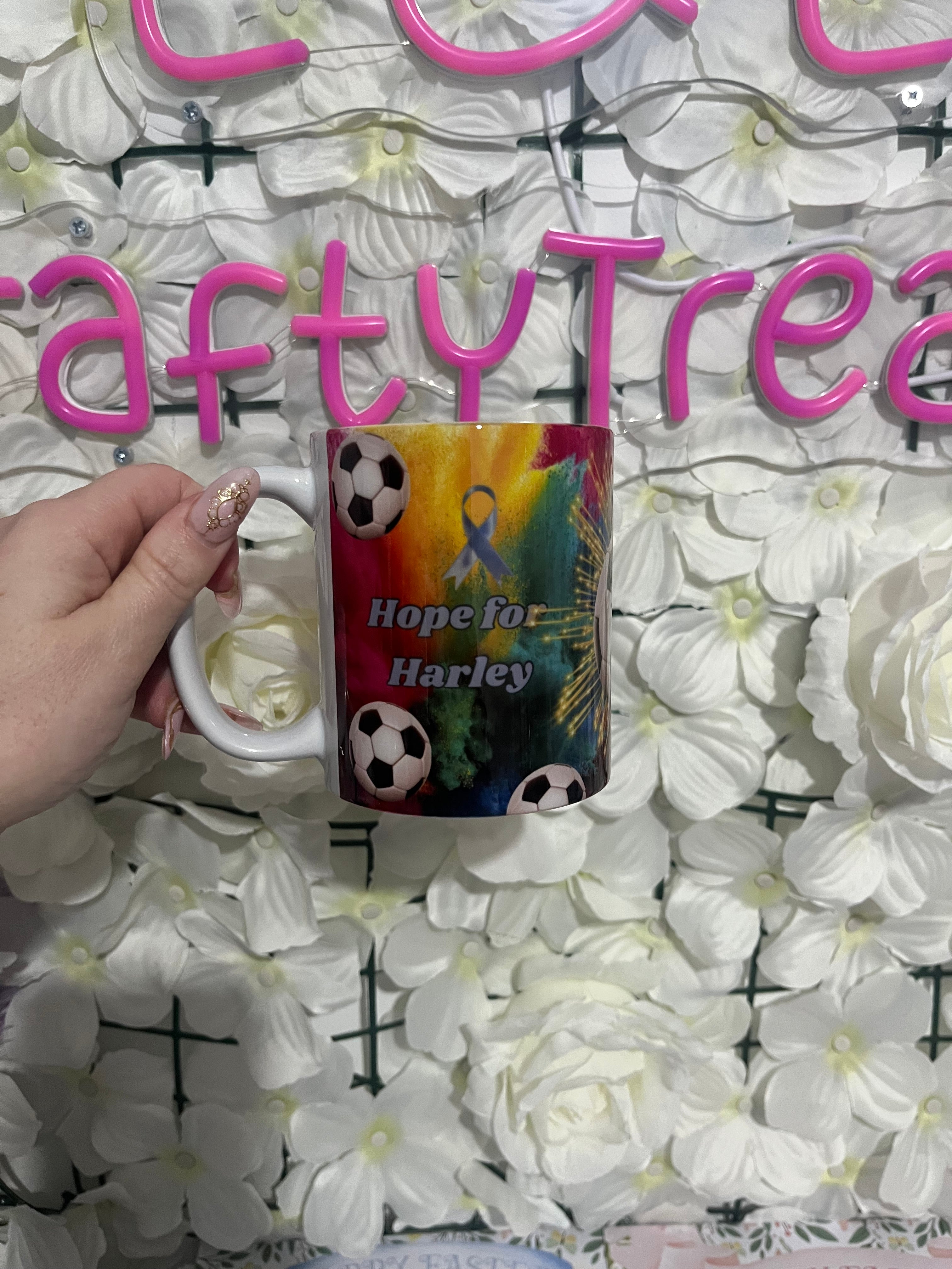 Colour mug hope for Harley