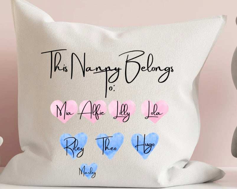 This nanny belongs to cushion