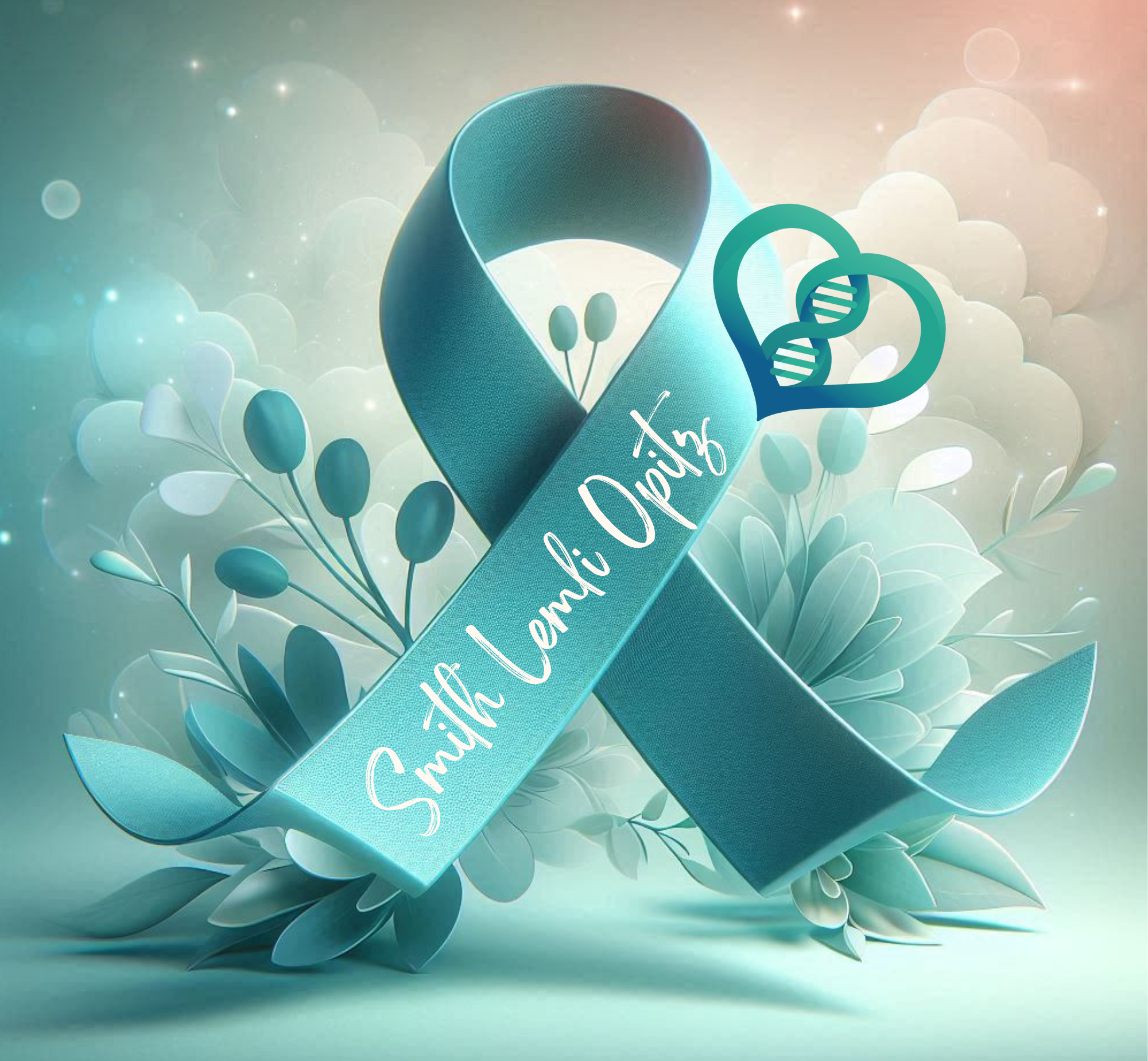 Teal smith ribbon