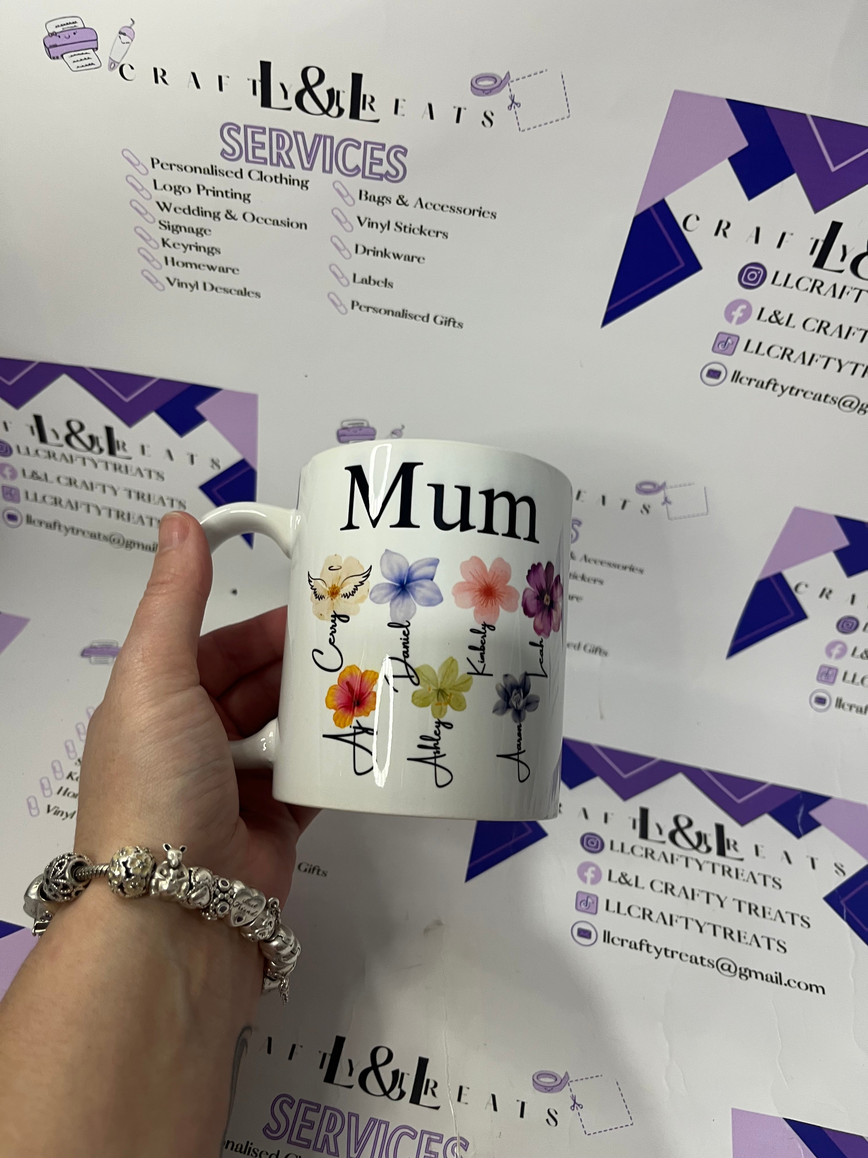 Flower mugs