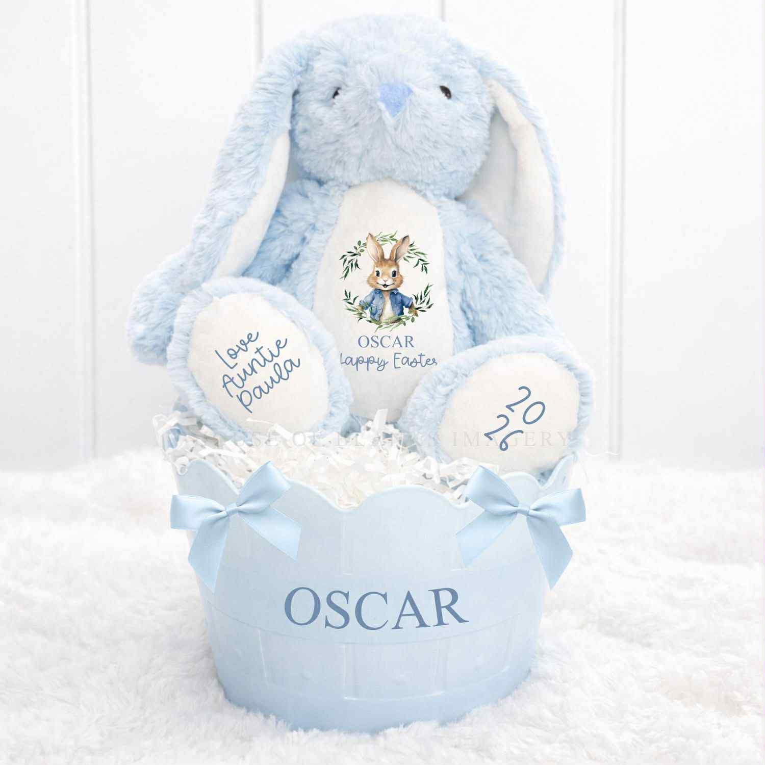 Basket & bunny set