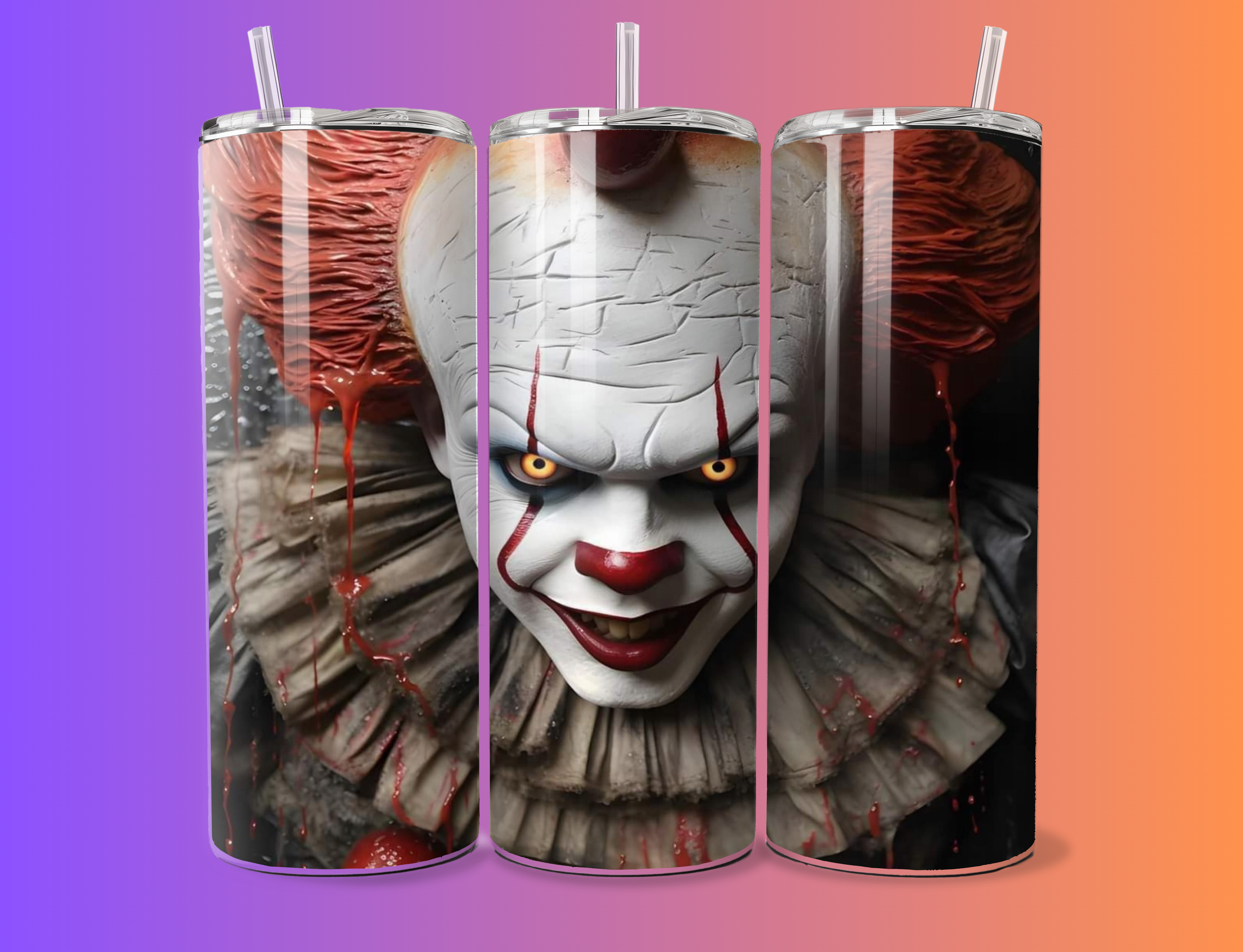 Big clown face