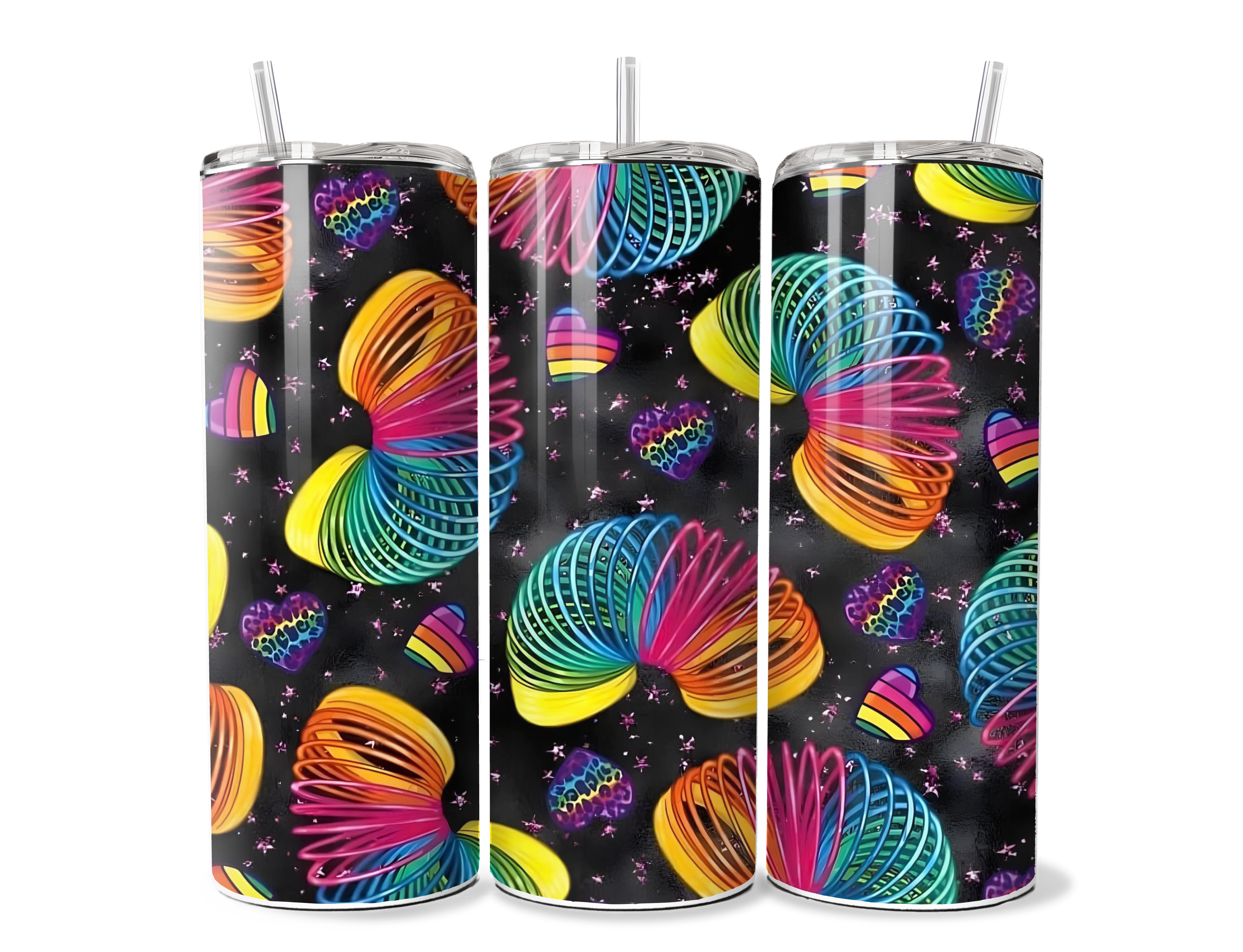 Slinky colourful