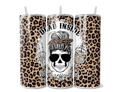 Leopard print dead inside skull