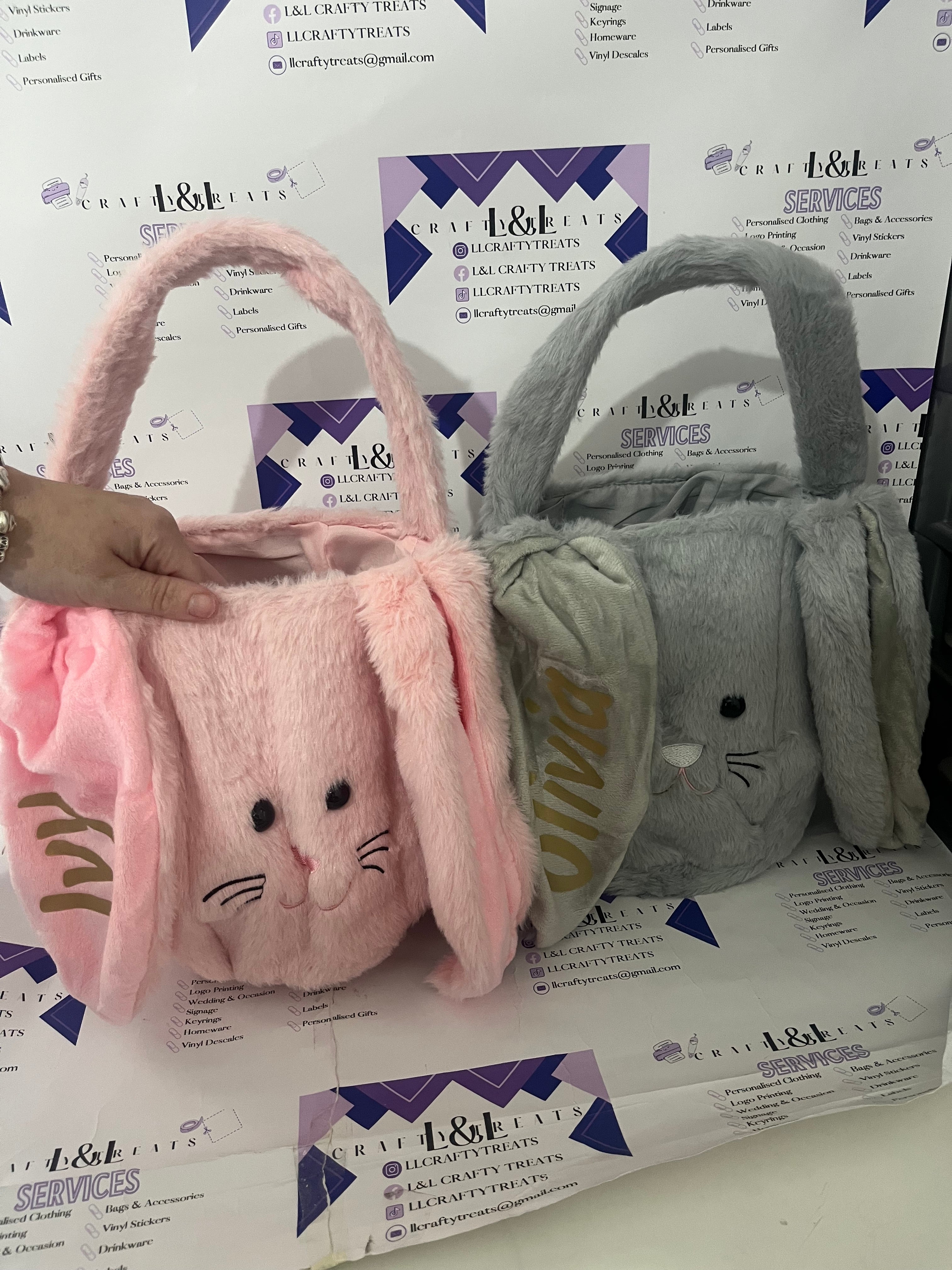 Easter bunny baskets