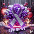 Purple ribbon Epilepsy