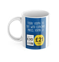 Tesco birthday price mug
