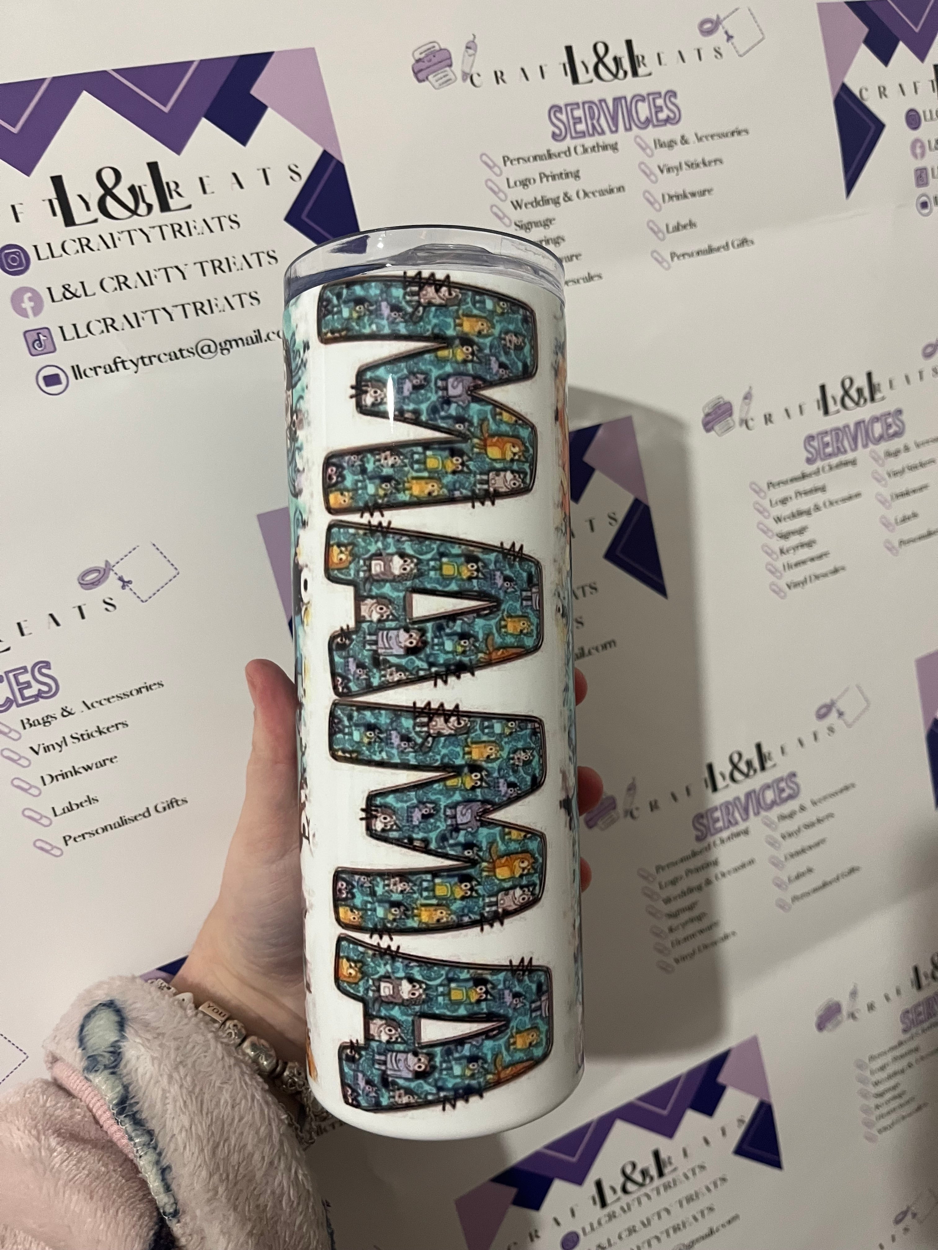 Bluy Mumma tumbler