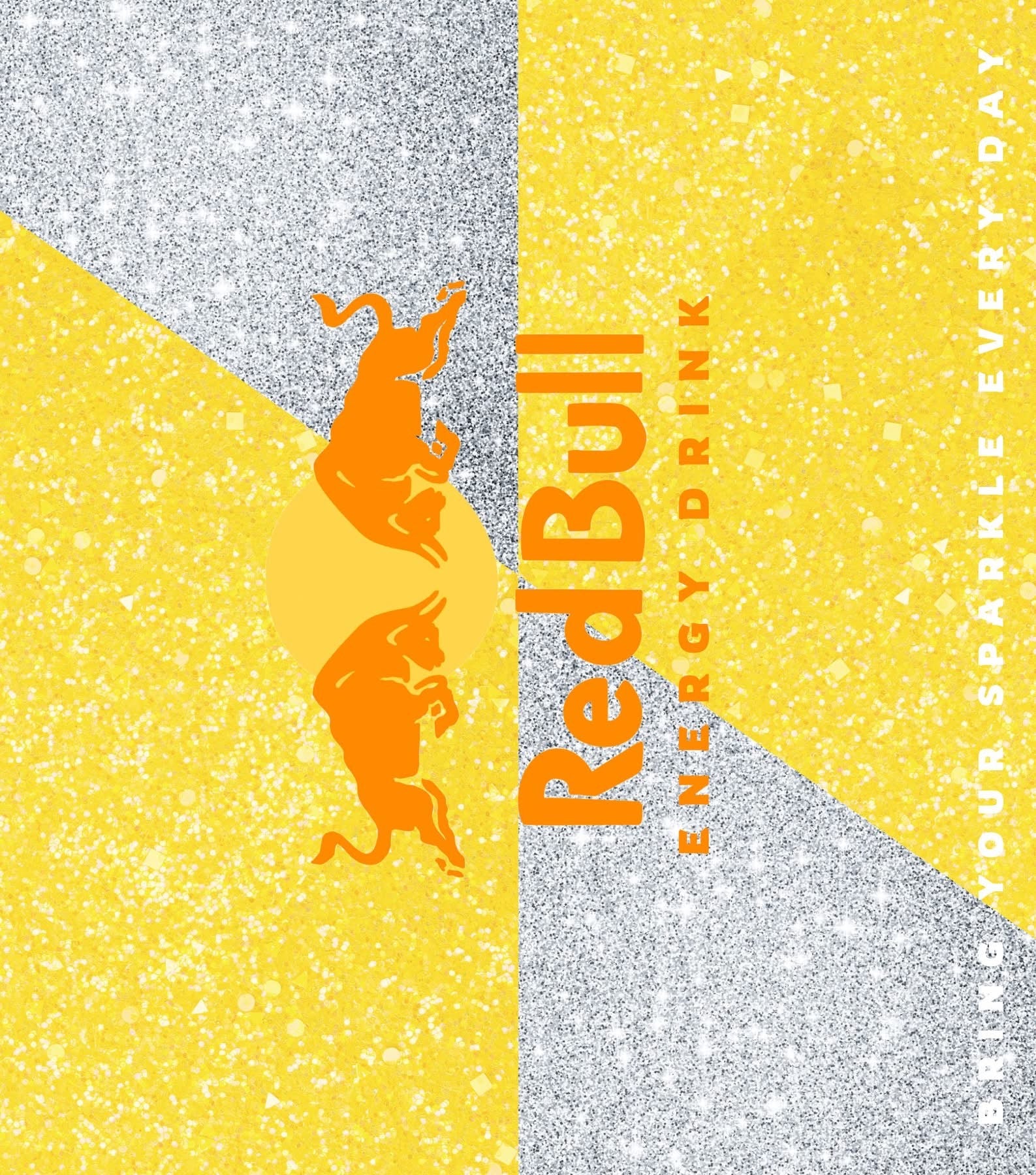 Yellow red bull