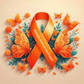 Orange ribbon multiple sclerosis