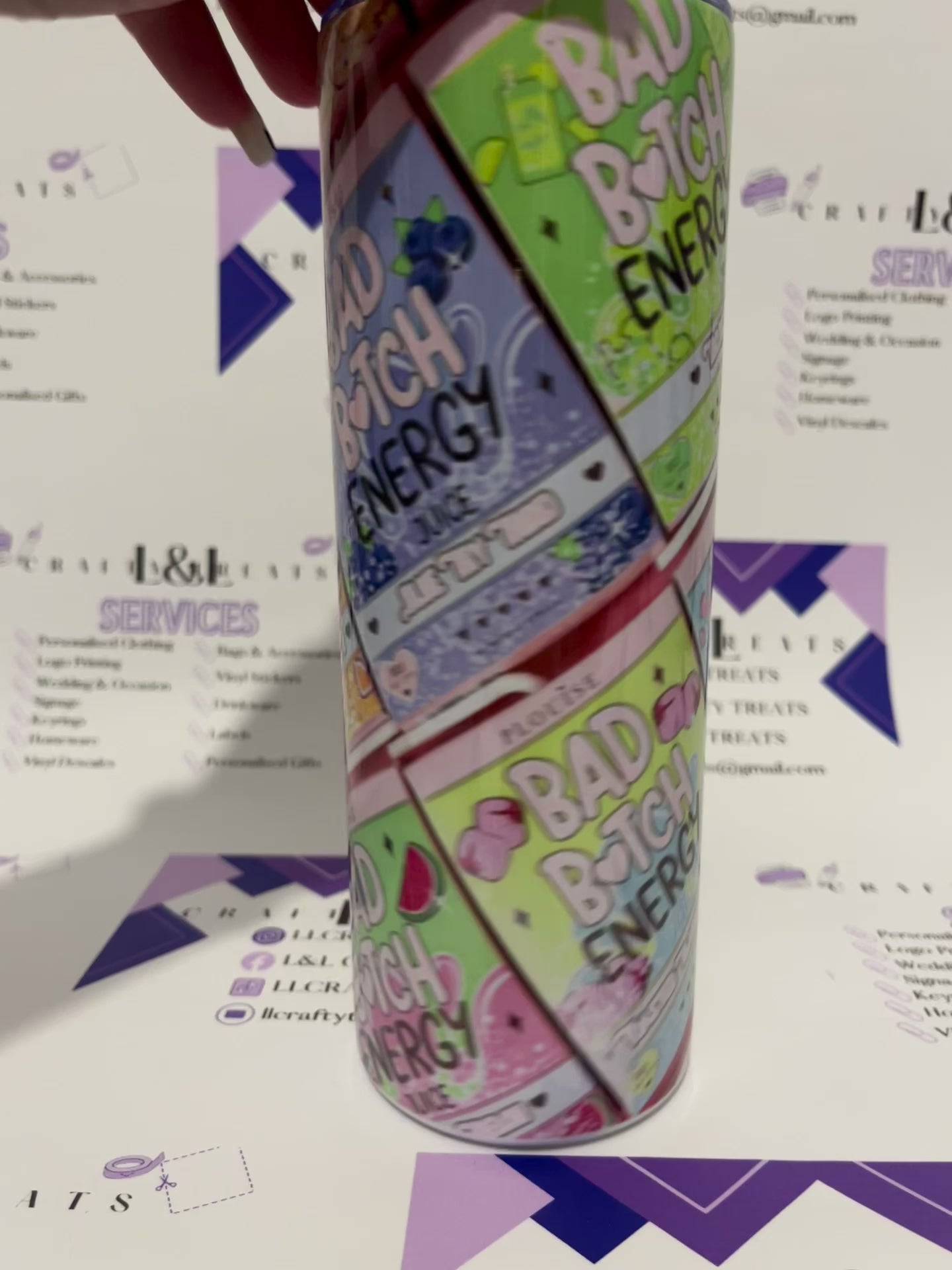Limited edition bad bitch tumbler